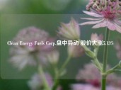 Clean Energy Fuels Corp.盘中异动 股价大涨5.13%