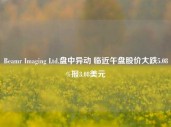 Beamr Imaging Ltd.盘中异动 临近午盘股价大跌5.08%报3.08美元