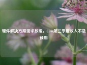 硬件解决方案需求放缓，CDW第三季度收入不及预期