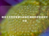 明末十大历史军事小说排名,明末历史军事架空小说