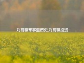 九哥聊军事黑历史,九哥聊投资