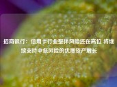 招商银行：信用卡行业整体风险还在高位 将继续支持中低风险的优质资产增长