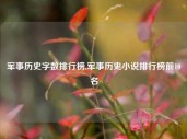 军事历史字数排行榜,军事历史小说排行榜前10名