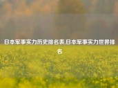 日本军事实力历史排名表,日本军事实力世界排名