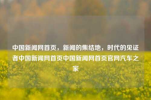 中国新闻网首页，新闻的集结地，时代的见证者中国新闻网首页中国新闻网首页官网汽车之家