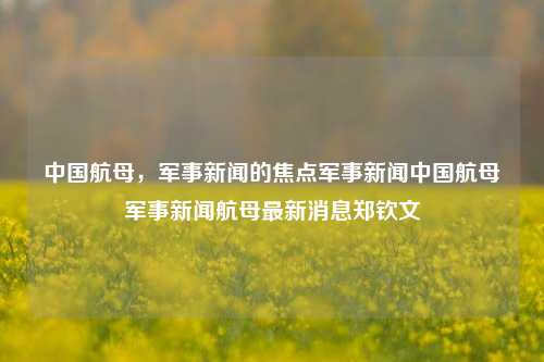 中国航母，军事新闻的焦点军事新闻中国航母军事新闻航母最新消息郑钦文