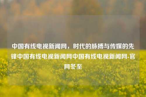 中国有线电视新闻网，时代的脉搏与传媒的先锋中国有线电视新闻网中国有线电视新闻网-官网冬至