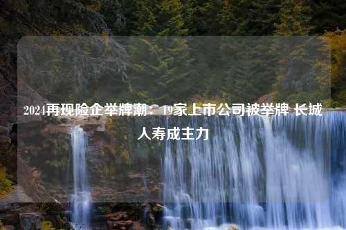 2024再现险企举牌潮：19家上市公司被举牌 长城人寿成主力