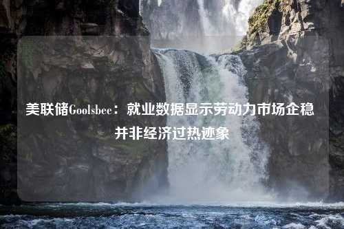 美联储Goolsbee：就业数据显示劳动力市场企稳 并非经济过热迹象