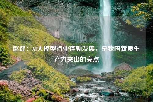 赵健：AI大模型行业蓬勃发展，是我国新质生产力突出的亮点